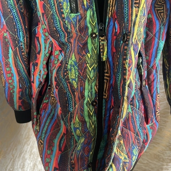 Vintage 🧚♀️Nomis Multicolour Ski/Snowboarding 3D Print Jacket Size S - Picture 7 of 16